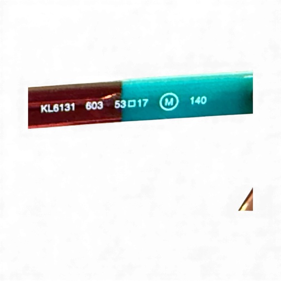 Karl Lagerfeld NWT Burgundy and Teal Women's Glasses - Picture 7 of 7